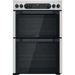 Hotpoint electric freestanding double cooker: 60cm