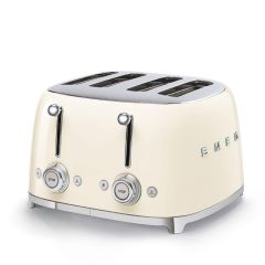 Smeg TSF03CRUK Toaster, Cream