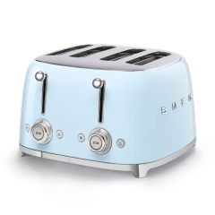 Smeg TSF03PBUK Toaster, Blue