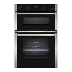 Neff U1ACE2AN3B S / Steel, Built In Double Oven Multi Function 