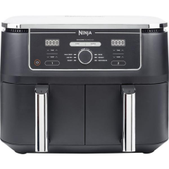 Ninja AF400UK Black, Foodi Max Dual Zone Air Fryer 9.5L, 