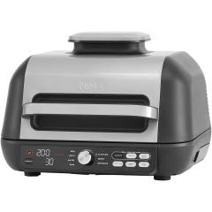 Ninja AG651UK Foodi MAX PRO Health Grill, Flat Plate + Air Fryer