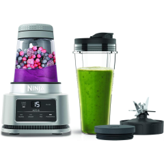 Ninja CB100 Foodi Power Nutri Blender 2-in-1 with Smart Torque + Auto-iQ