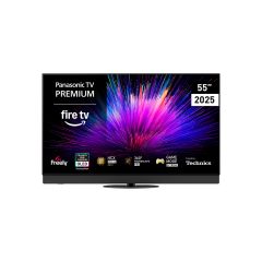 Panasonic Uk TV-55Z95BEB Black, 55" Primary Rgb Master Oled 4K Uhd Hdr10+Dolby Vision Iq Fire TV