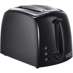 Russell Hobbs 21641 Black Textures 2 Slice Toaster