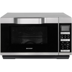 Sharp RAC252FI St Steel, Microwave Combi Oven Flat Bed 25Lt