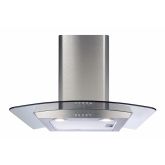 CDA ECP62SS 60cm Curved Glass Extractor