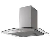 Sia CGH60SS S / Steel, 60Cm Curved Glass Cooker Hood