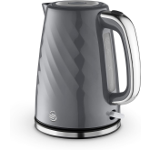 Swan SK14611GRY Grey Windsor Cordless Kettle