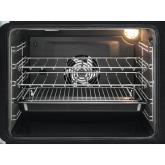 Zanussi ZCV46250BA Black 55Cm Double Oven Ceramic Cooker